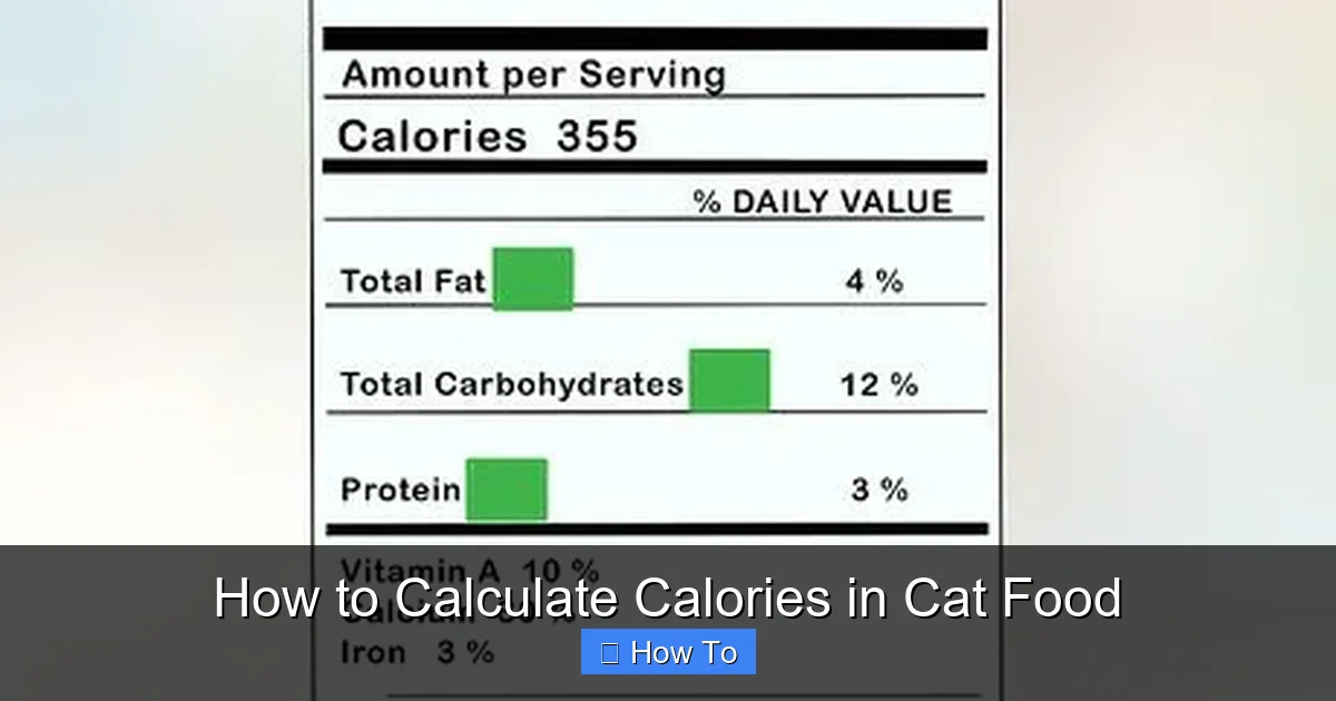 How to Calculate Calories in Cat Food