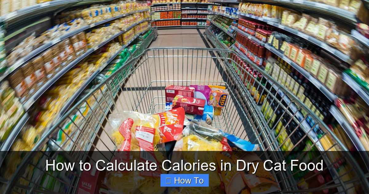 How to Calculate Calories in Dry Cat Food