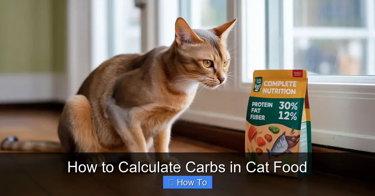 How to Calculate Carbs in Cat Food