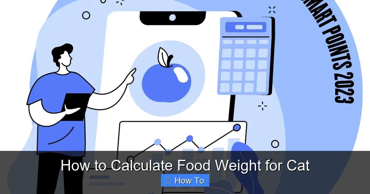 How to Calculate Food Weight for Cat