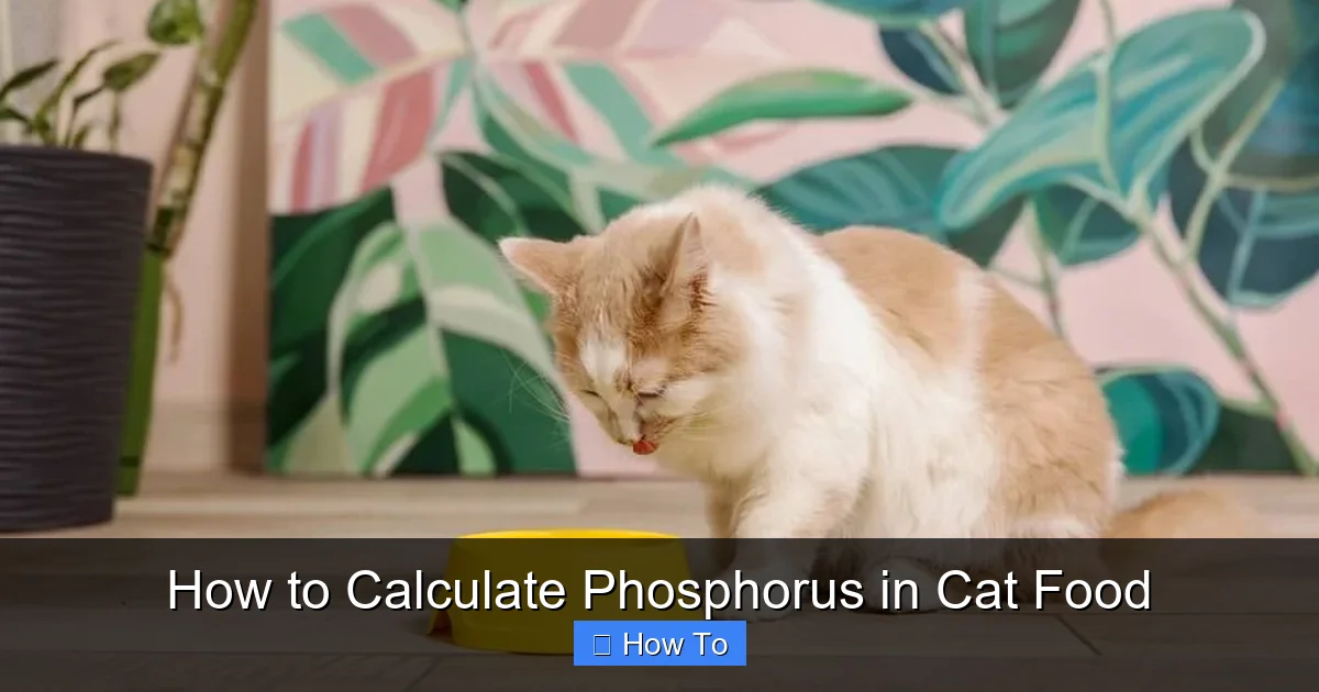 How to Calculate Phosphorus in Cat Food