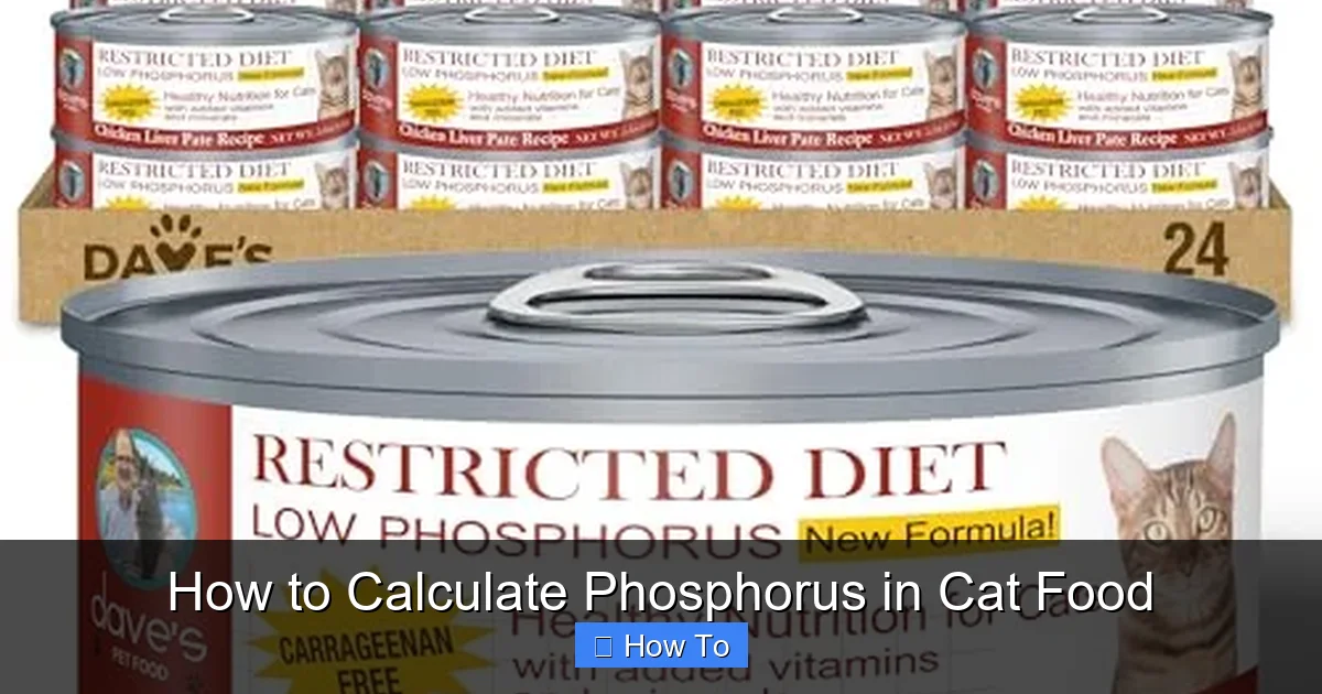 How to Calculate Phosphorus in Cat Food