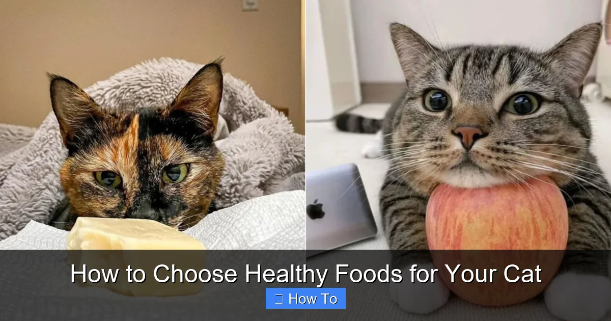 How to Choose Healthy Foods for Your Cat