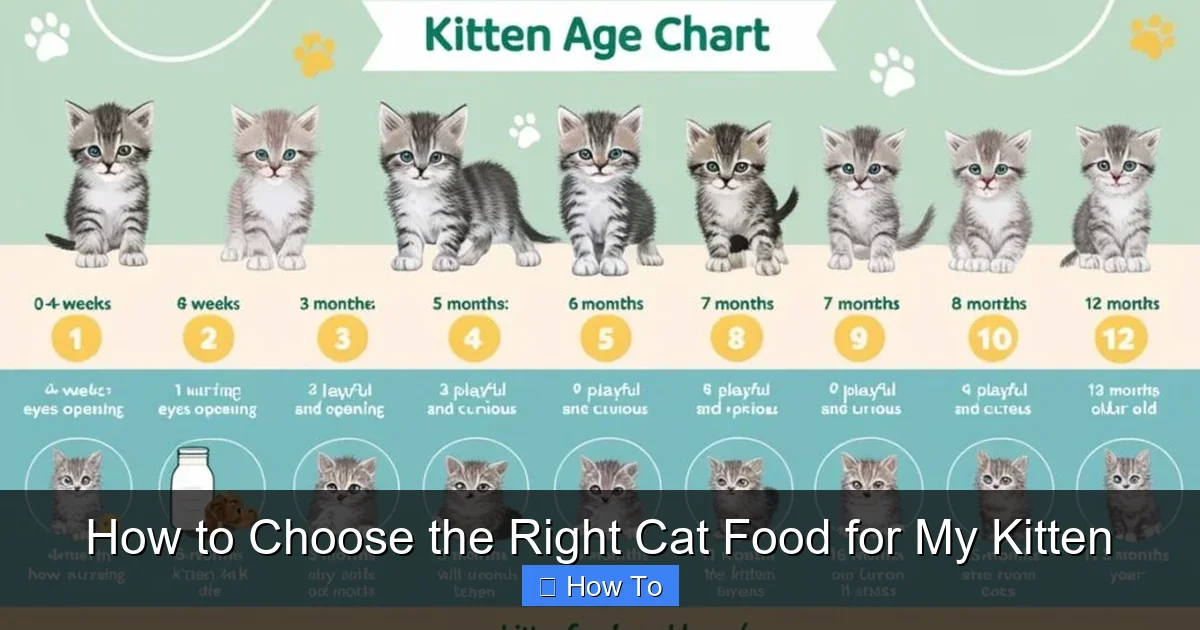 How to Choose the Right Cat Food for My Kitten