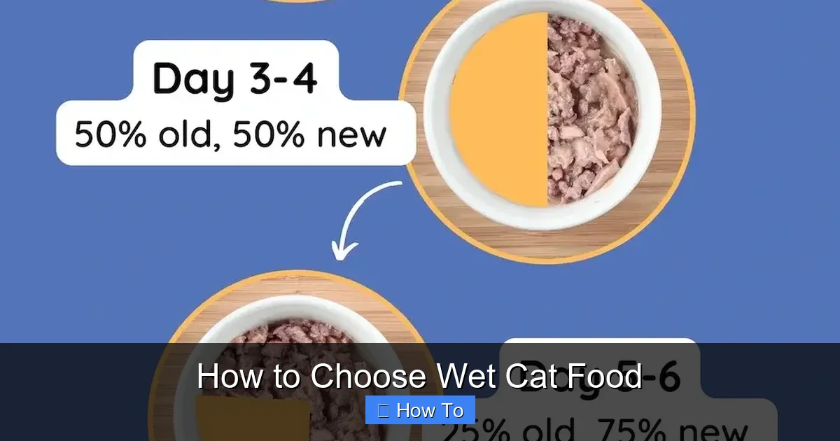 How to Choose Wet Cat Food