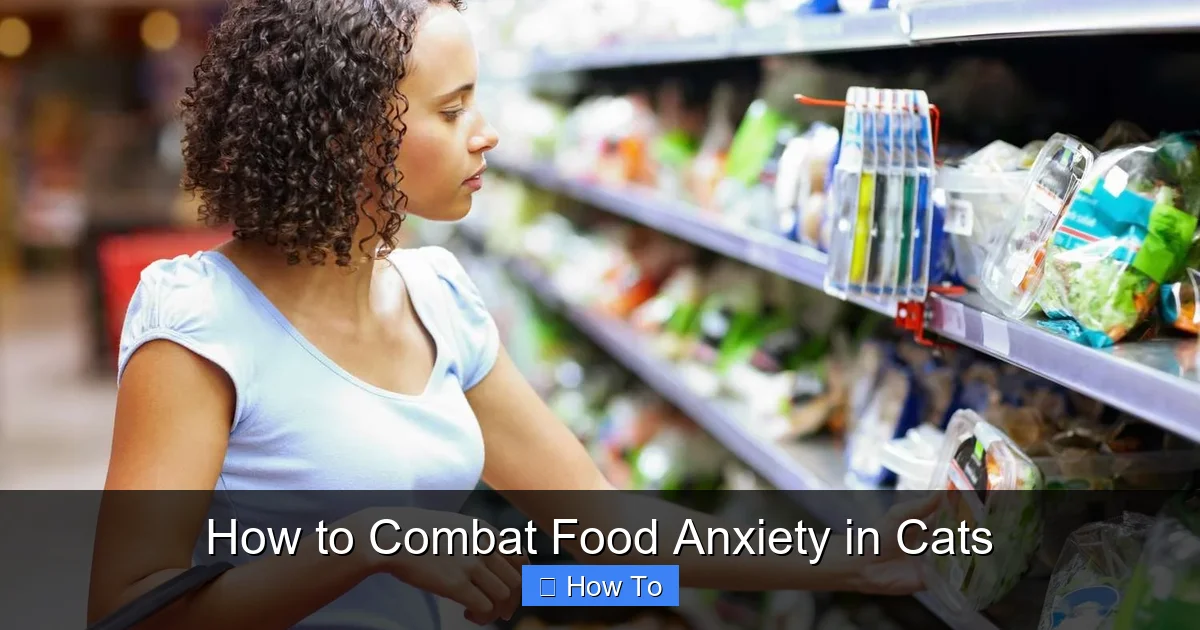 How to Combat Food Anxiety in Cats