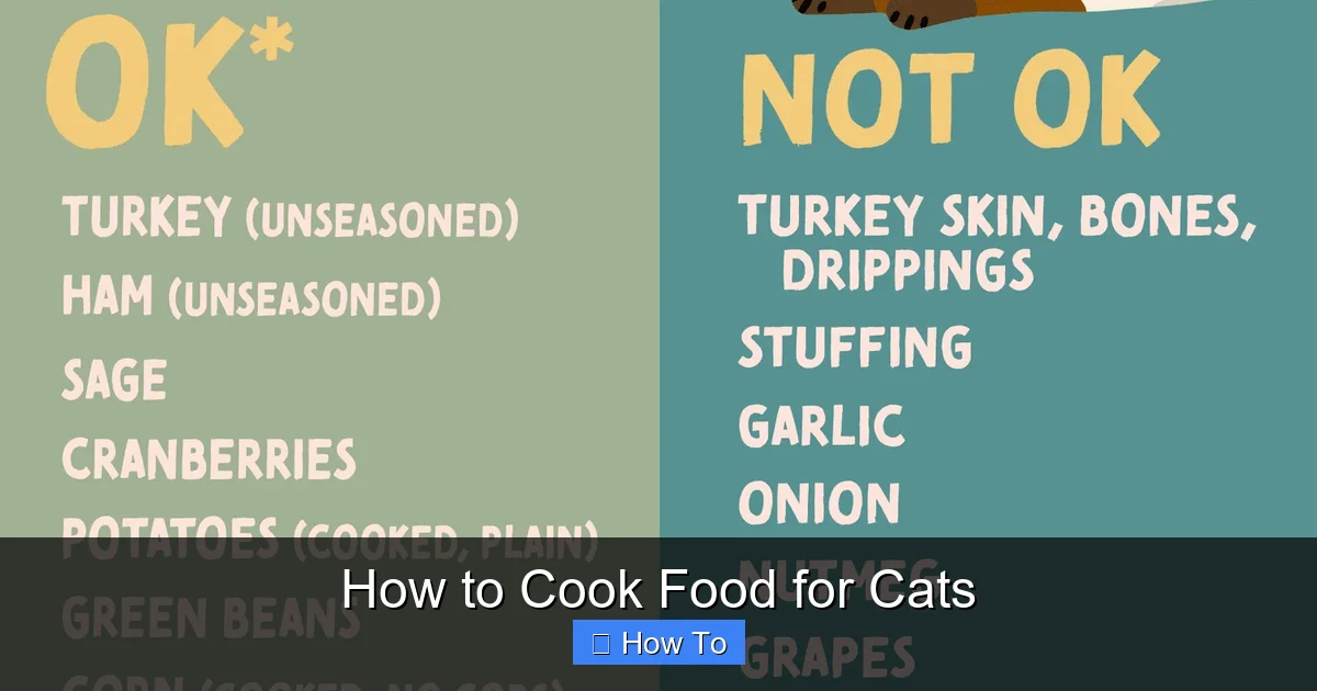 How to Cook Food for Cats