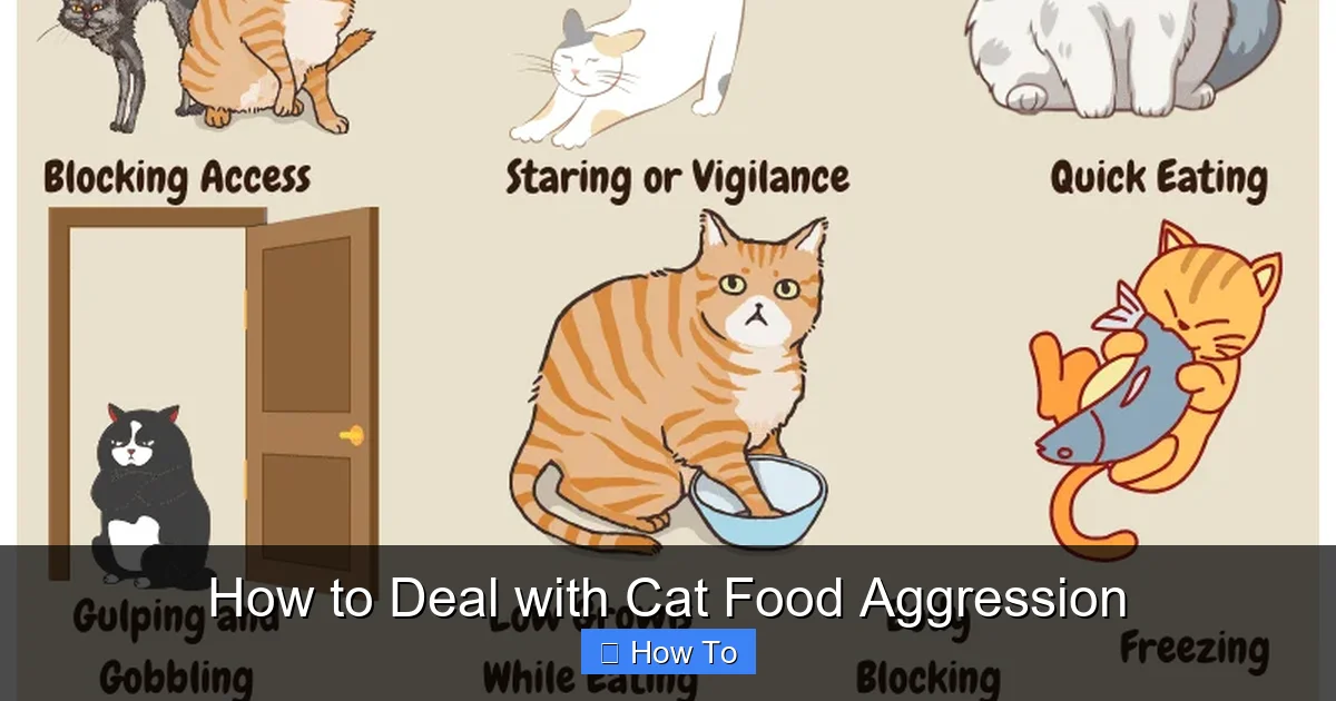 How to Deal with Cat Food Aggression