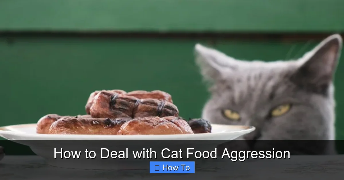 How to Deal with Cat Food Aggression