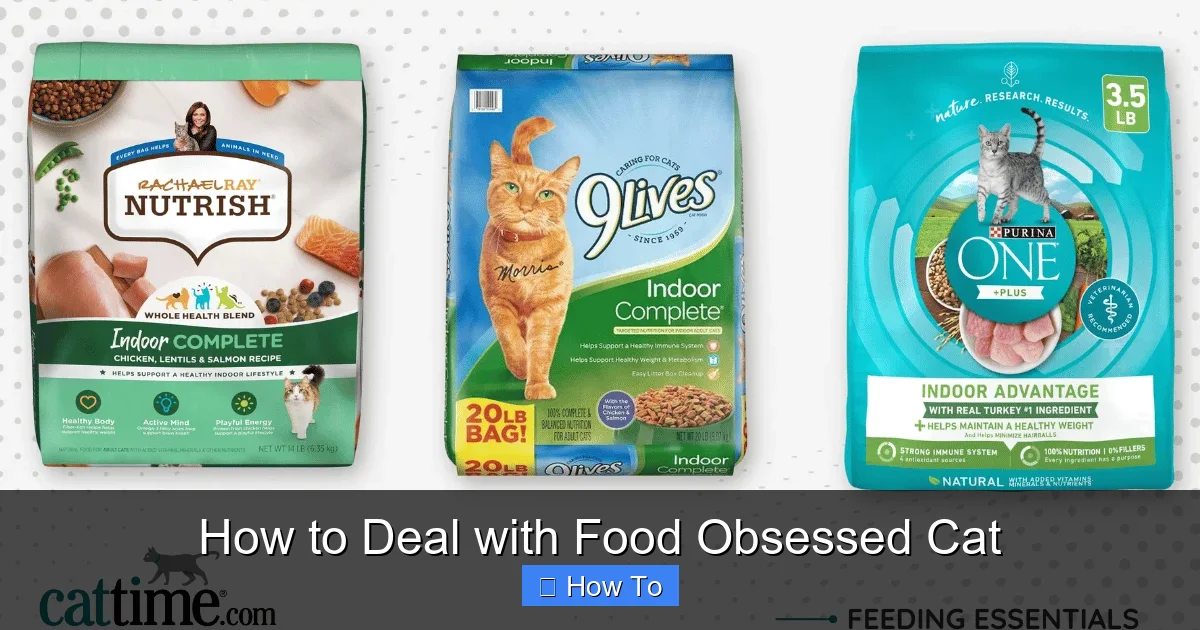 How to Deal with Food Obsessed Cat