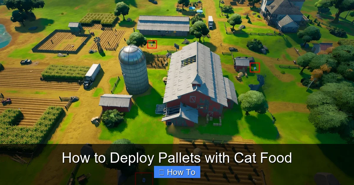 How to Deploy Pallets with Cat Food
