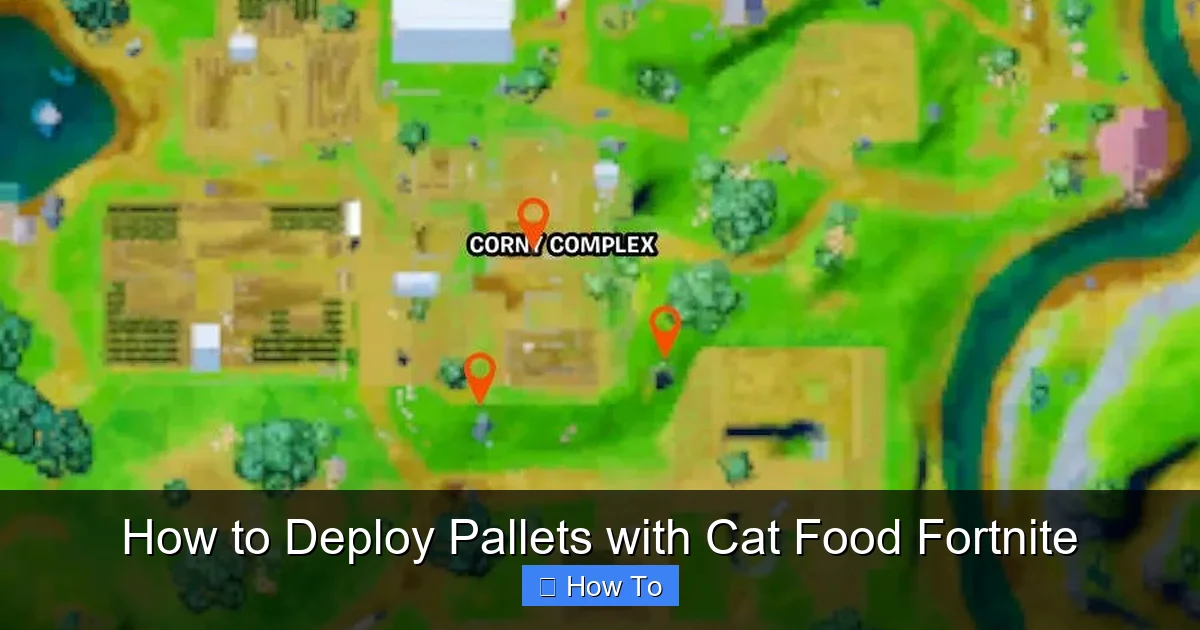 How to Deploy Pallets with Cat Food Fortnite