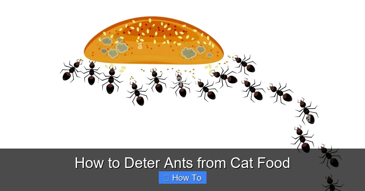 How to Deter Ants from Cat Food