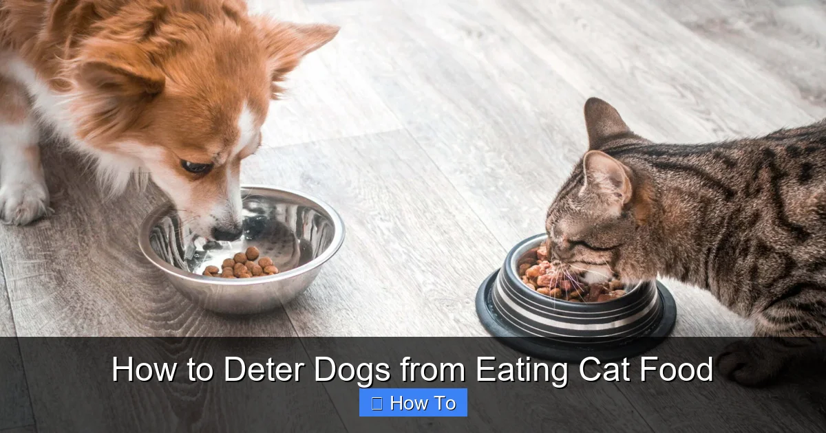 How to Deter Dogs from Eating Cat Food