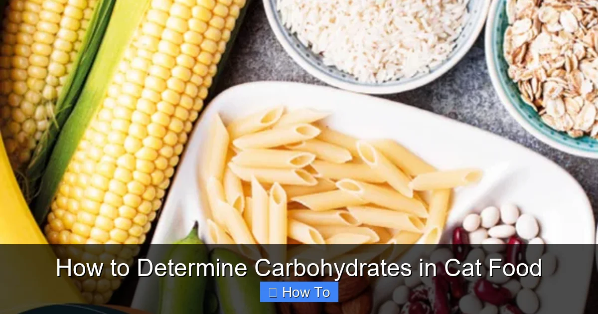 How to Determine Carbohydrates in Cat Food
