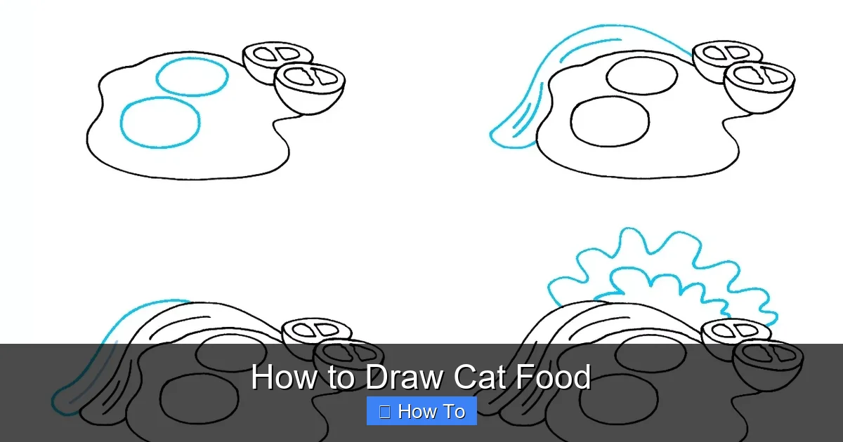 How to Draw Cat Food