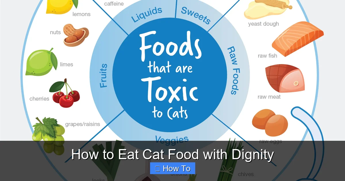 How to Eat Cat Food with Dignity
