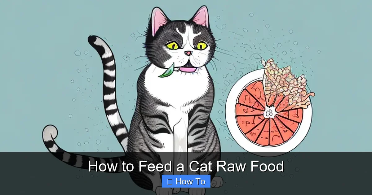 How to Feed a Cat Raw Food