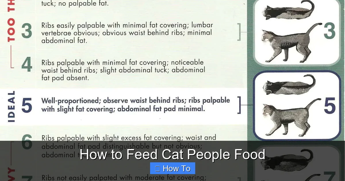 How to Feed Cat People Food