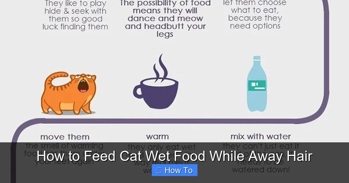 How to Feed Cat Wet Food While Away Hair
