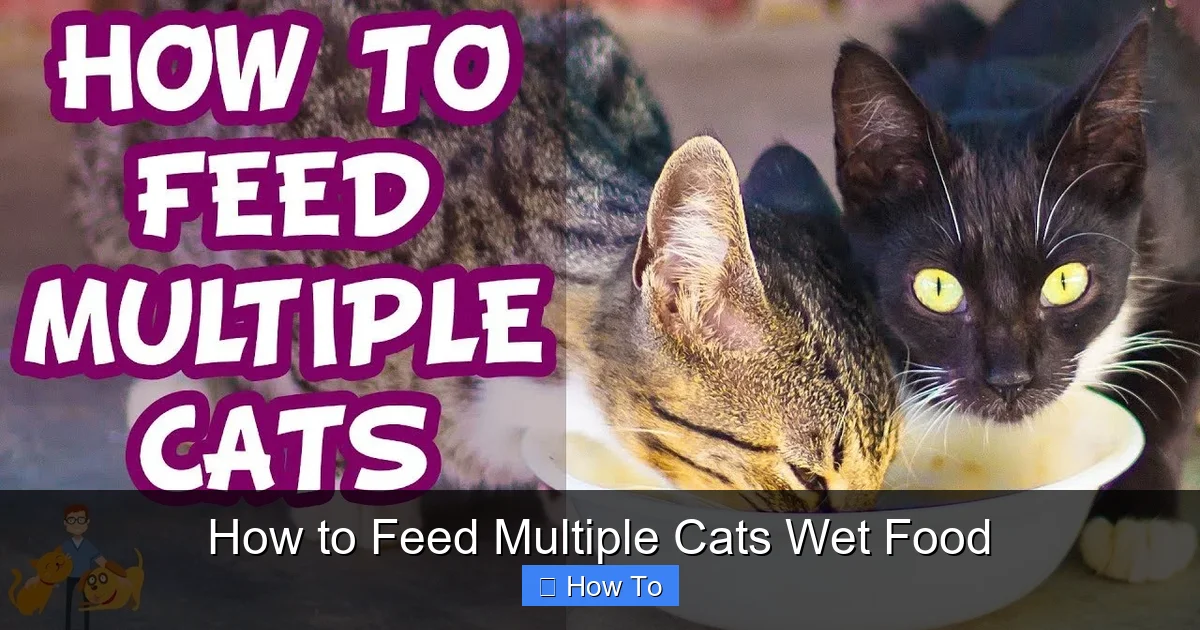 How to Feed Multiple Cats Wet Food
