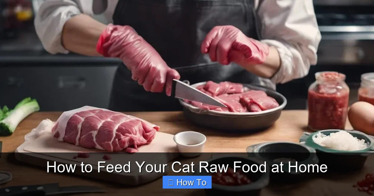 How to Feed Your Cat Raw Food at Home