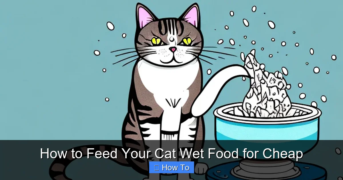 How to Feed Your Cat Wet Food for Cheap
