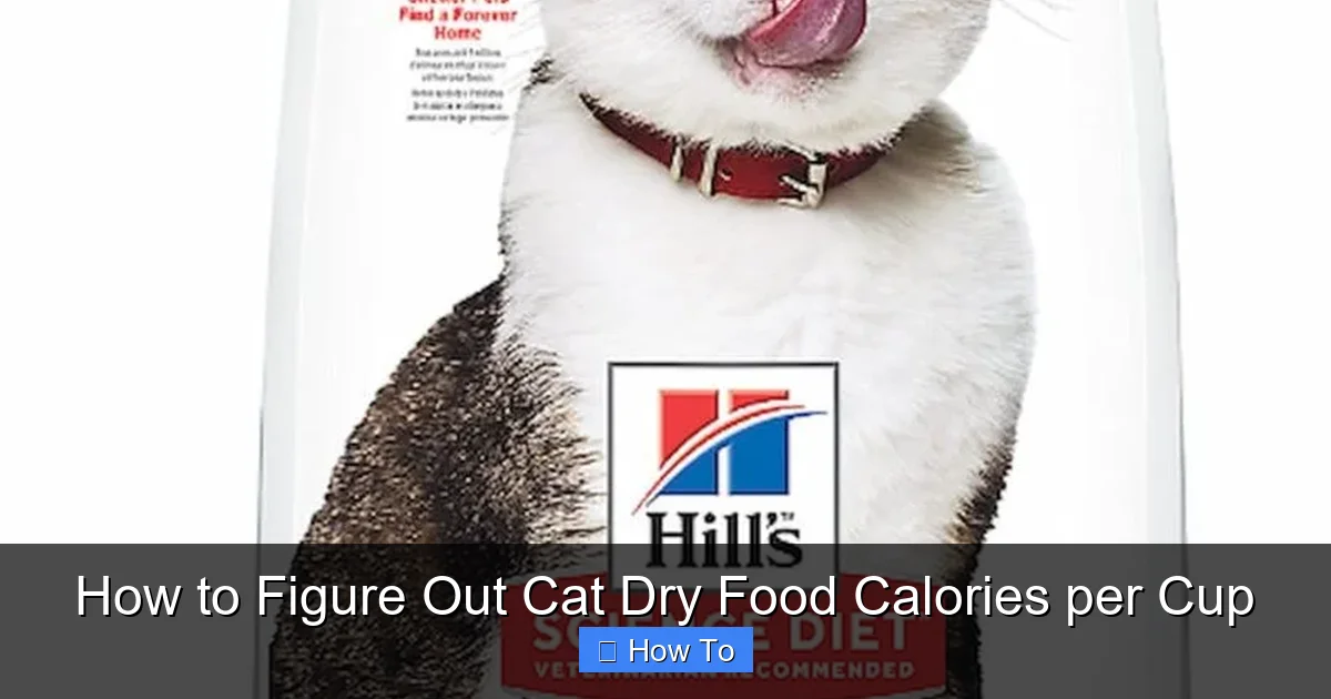 How to Figure Out Cat Dry Food Calories per Cup