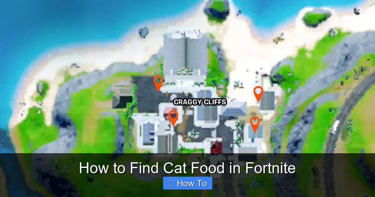 How to Find Cat Food in Fortnite
