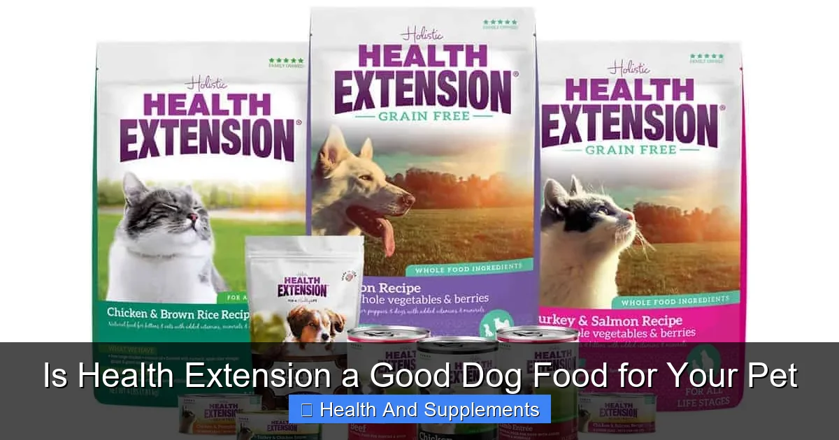 Is Health Extension a Good Dog Food for Your Pet