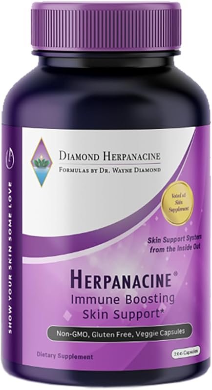 Diamond Herpanacine Skin & Coat Support Supplements for Dogs with Natu