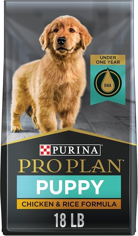 Purina Pro Plan High Protein Puppy Food with Chicken and Rice for Grow