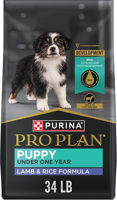Purina Pro Plan High Protein Puppy Food with Lamb and Rice and DHA