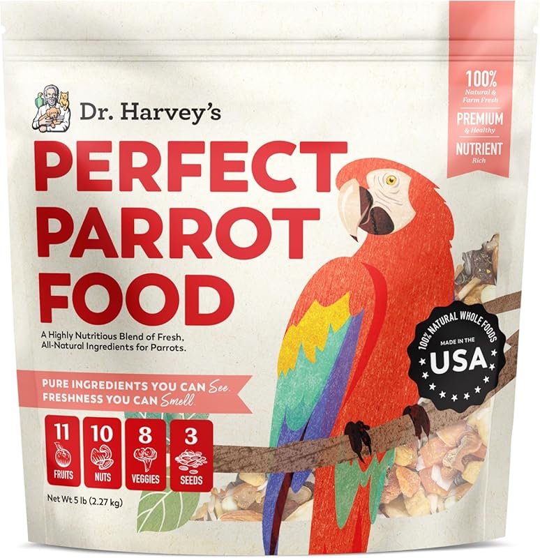 Dr. Harvey's Perfect Parrot Blend - Natural Food for Large Parrots