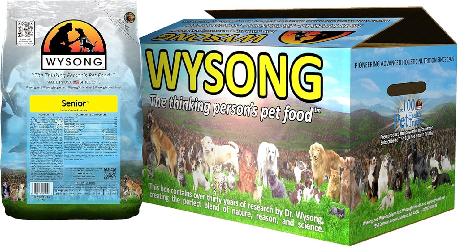 Wysong Senior Canine Formula - Dry Diet Senior Dog Food, Four