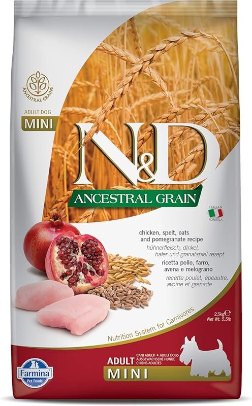 Farmina Natural And Delicious Chicken And Ancestral Low-Grain Formula 