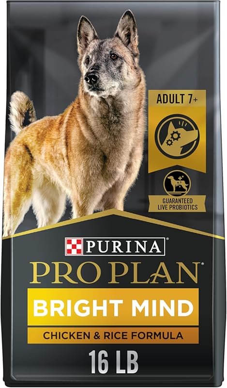 Purina Pro Plan Senior 7+ Dry Dog Food with Chicken, Rice, and Probiot