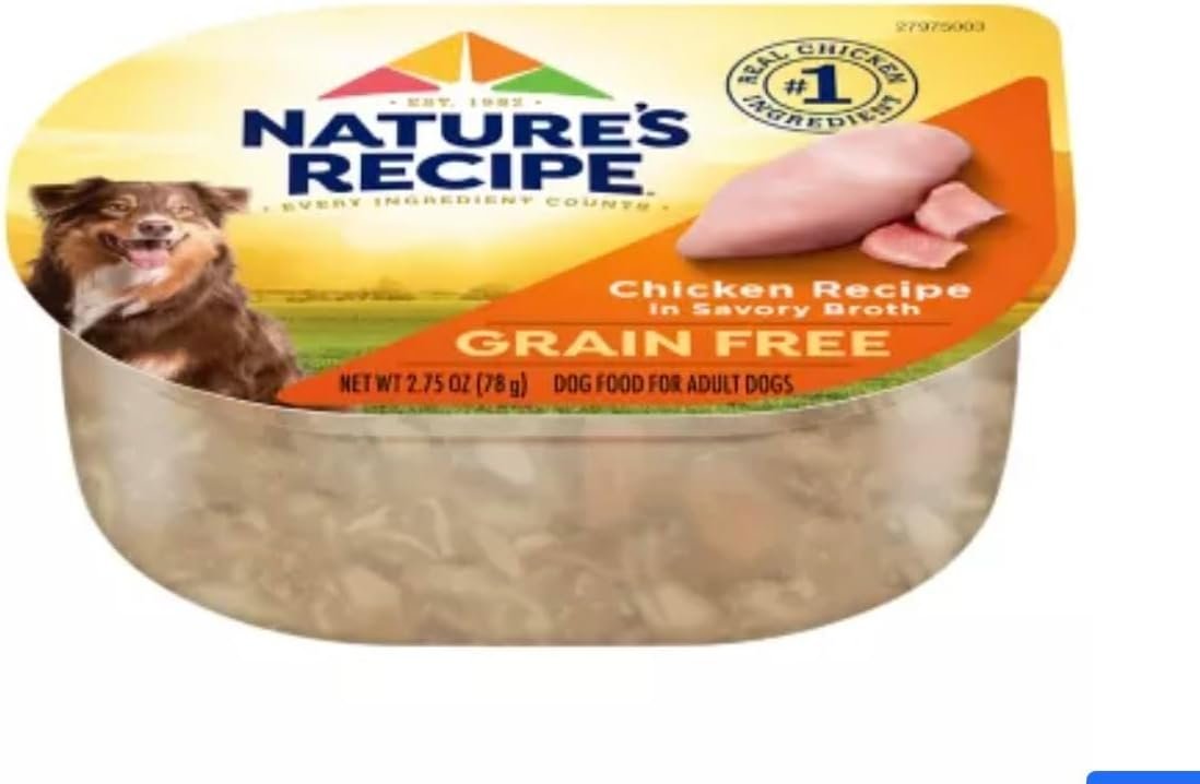 Nature's Recipe Grain Free Chicken Recipe in Savory Broth Wet Dog Food