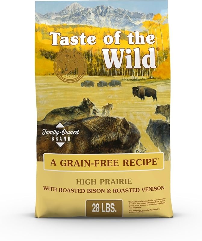 Taste of the Wild High Prairie Dog Food – Grain-Free with Roasted Biso