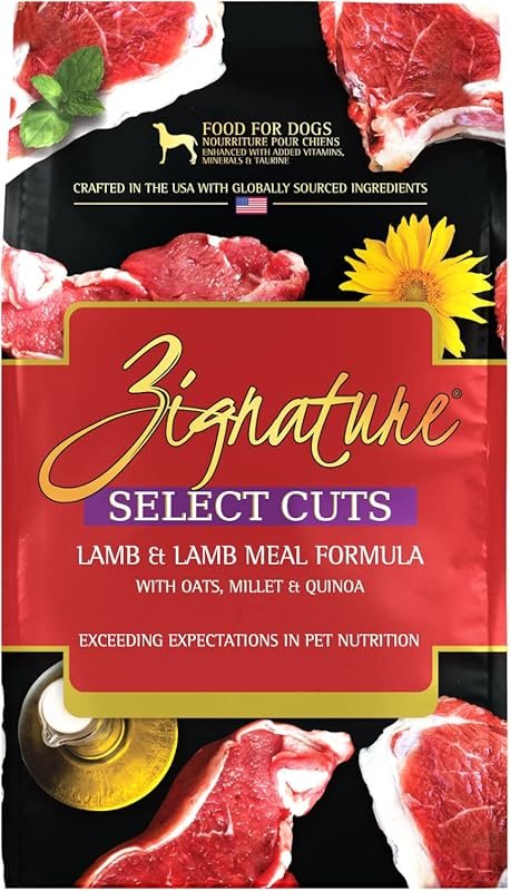 Zignature Select Cuts Lamb Formula Dry Dog Food 4lb