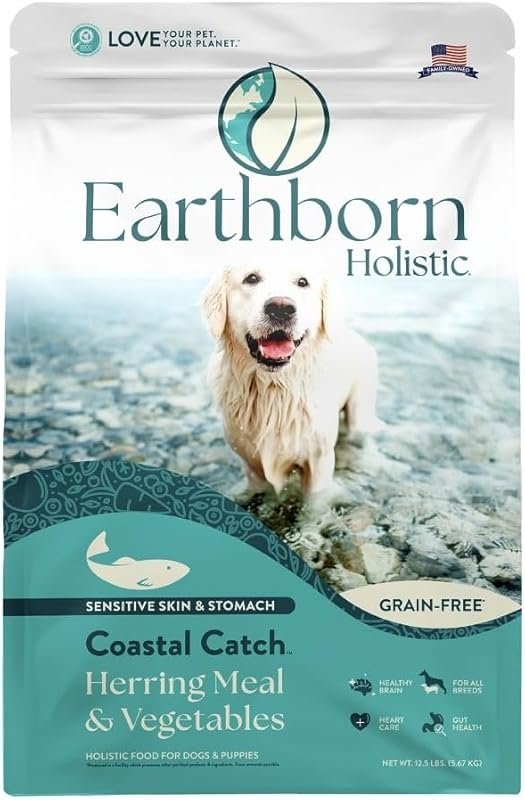 Earthborn Holistic Coastal Catch Dry Dog Food with Herring Protein Gra