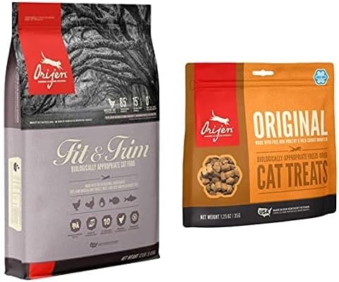 Orijen Fit & Trim Dry Cat Food, Grain Free, Supports Healthy Weight, 1