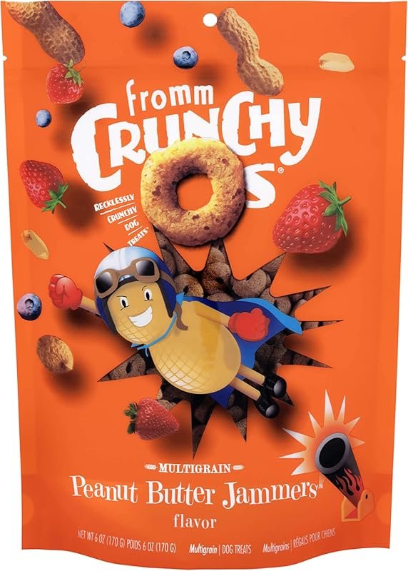 Fromm Crunchy Os Peanut Butter Jammers Dog Treats - Premium Crunchy Do