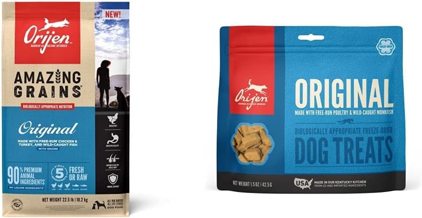 Orijen Original High Protein Dry Dog Food, 22.5lb with Freeze Dried Tr