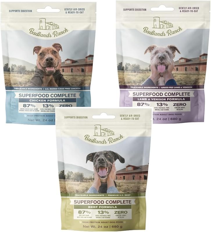 BADLANDS RANCH Premium Chicken, Beef, Lamb & Venison Superfood Bundle