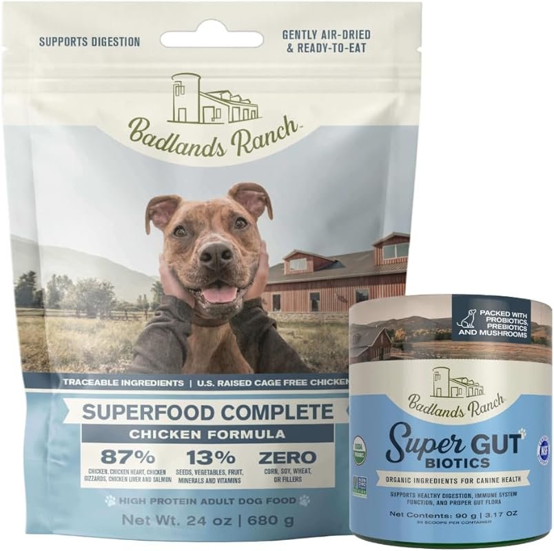 BADLANDS RANCH Superfood Complete, Air-Dried Adult Dog Food, 24 Ounce