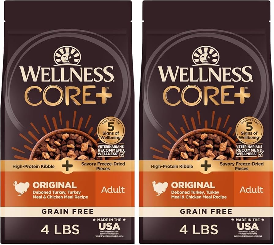 Wellness CORE RawRev Grain-Free Dry Dog Food, Natural Ingredients, Mad