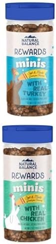 Bundle of Natural Balance Limited Ingredient Mini-Rewards Dog Training
