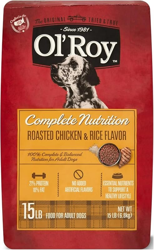 Ol' Roy Complete Nutrition Dry Dog Food with Roasted Chicken & Rice, 1