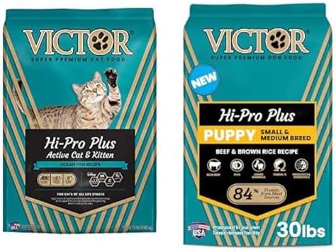 VICTOR Super Premium Cat & Dog Food – Hi-Pro Plus Active Adult Cat and